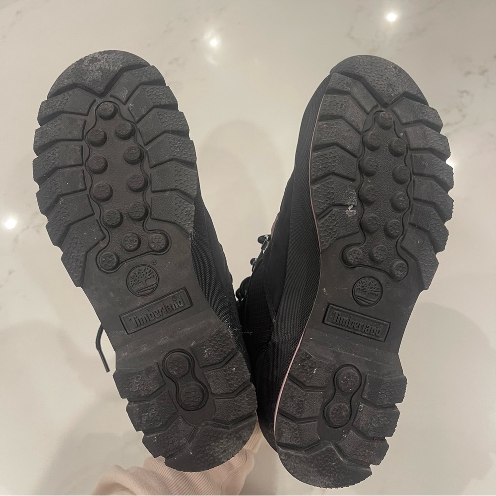 Like NEW! Timberland Women's Black and Pink Athletic Waterproof Boots - Picture 6 of 14